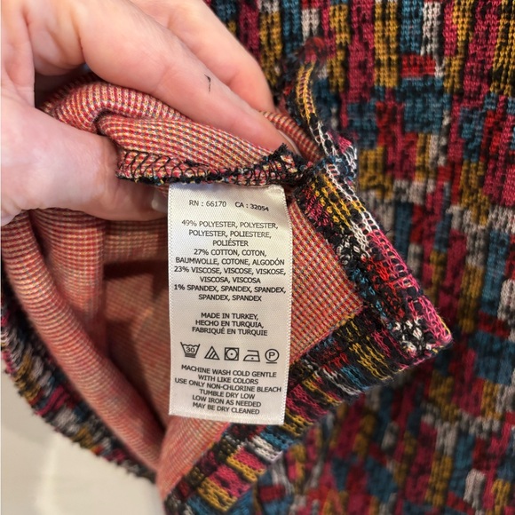 Akemi + Kin Anthropologie Multicolor Petra Sleeveless Knit Top. Size M - Picture 5 of 7